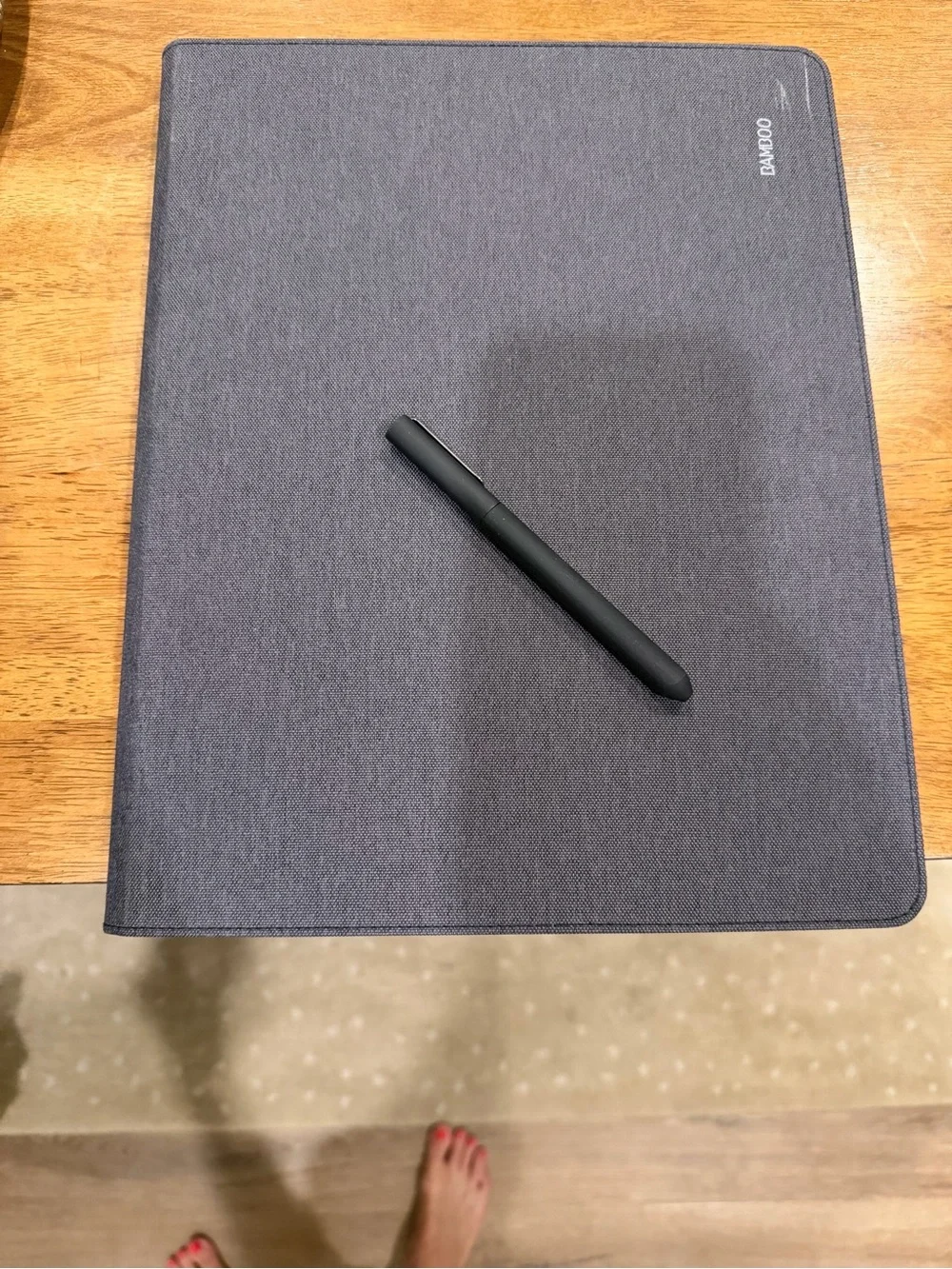Wacom Bamboo Tablet Folio Case with Black Stylus - Charcoal